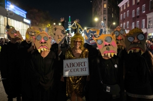 Fright night: New York Halloween parade blends spooky with satire ahead of election