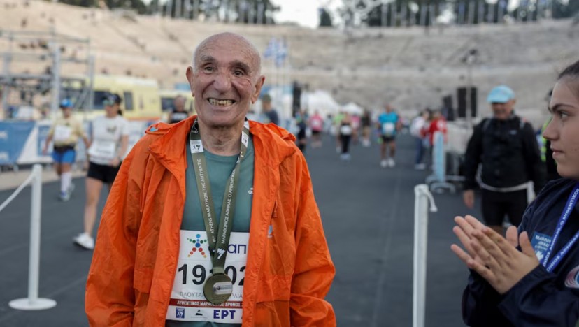 We can all do it, says 88-year-old runner after completing 12th marathon