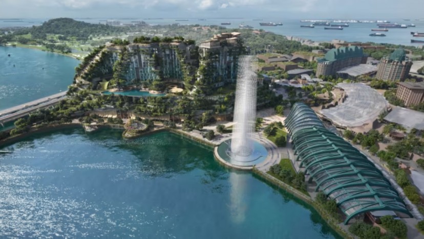 RWS' upcoming waterfront lifestyle development features 2 luxury hotels, 'mountain trail' and 88m-tall light sculpture