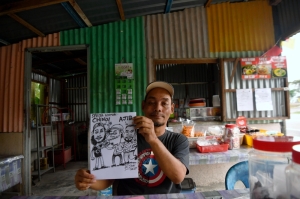 Famed cartoonist Bijan of ‘Ujang’ magazine fame sketches fresh start as eatery owner