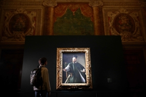 Rare Caravaggio painting goes on public display for first time in Rome