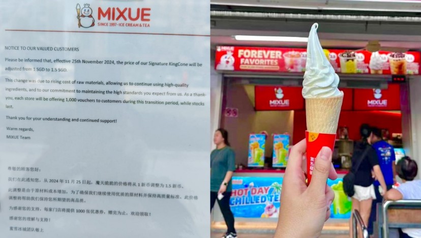 No longer $1: Mixue raises price of signature ice cream, citing 'rising costs'