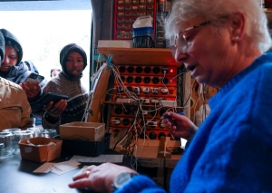 Despite opposition, French granny opens door and hundreds of phone chargers to desperate migrants facing uncertain future