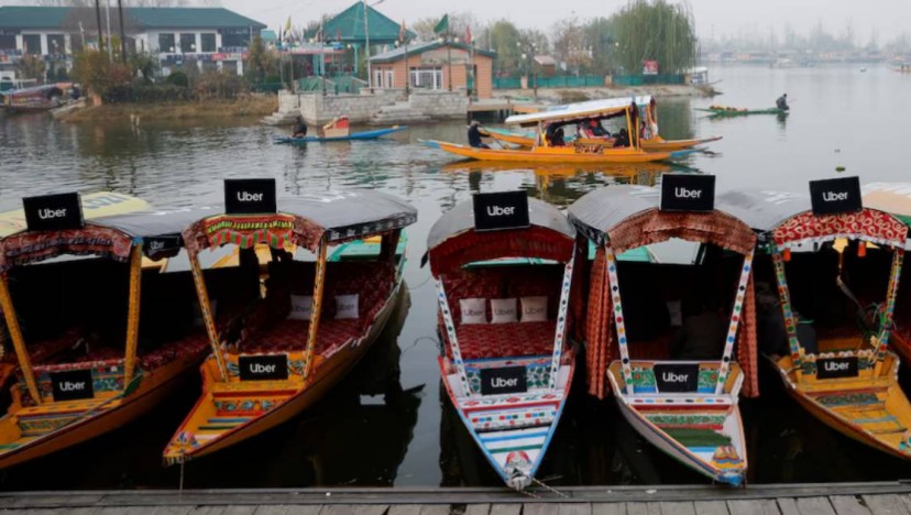 Uber launches boat hailing service on Kashmir's scenic Dal Lake