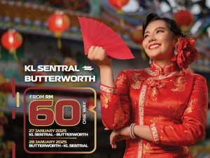 All aboard KTMB’s special CNY excursion train for a relaxing journey north